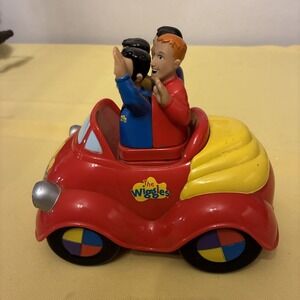 Rare 2003 The Wiggles Big Red Car Musical /Motion Vehicle By SpinMaster. Works!